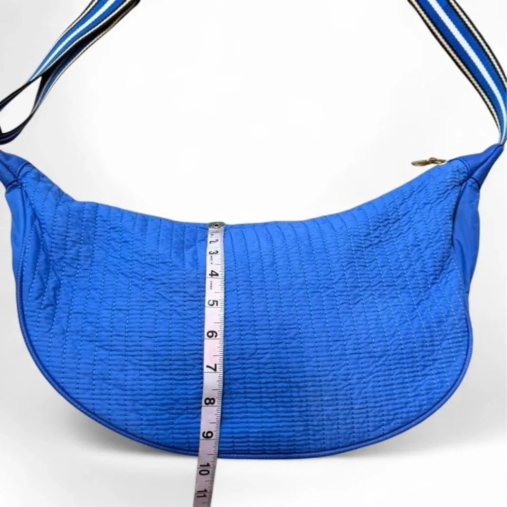 Shiraleah Ezra Ultramarine‎ Blue Large Quilted Crossbody Bag